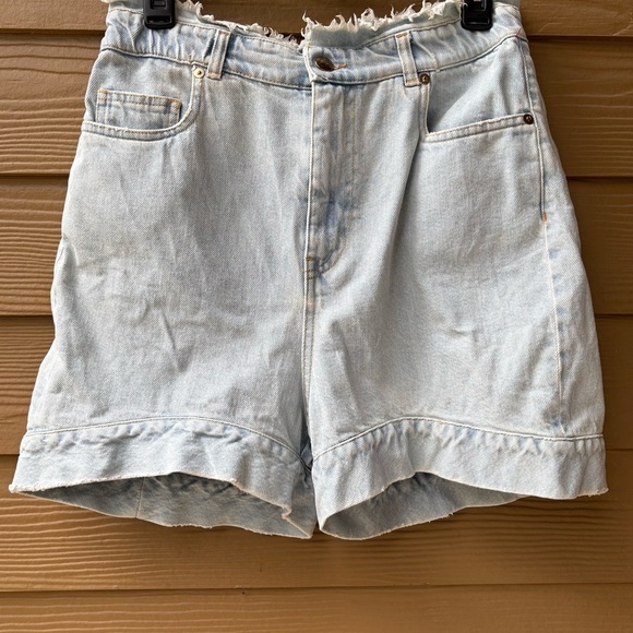 Mes Demoiselles Mes Shorties High Rise Denim Shorts Size FR 38 - Picture 1 of 7
